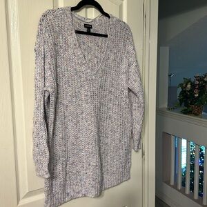 Torrid rainbow fleck knit sweater